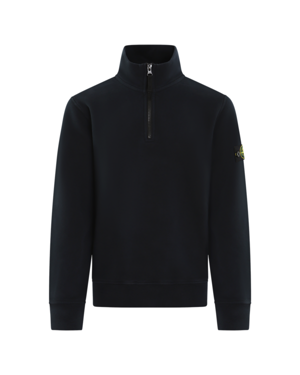 Kinder Half Zip Trui Blauw