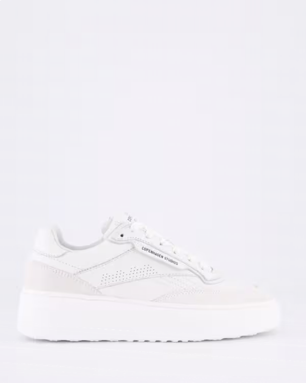 Dames CPH89 Suède Sneaker Wit
