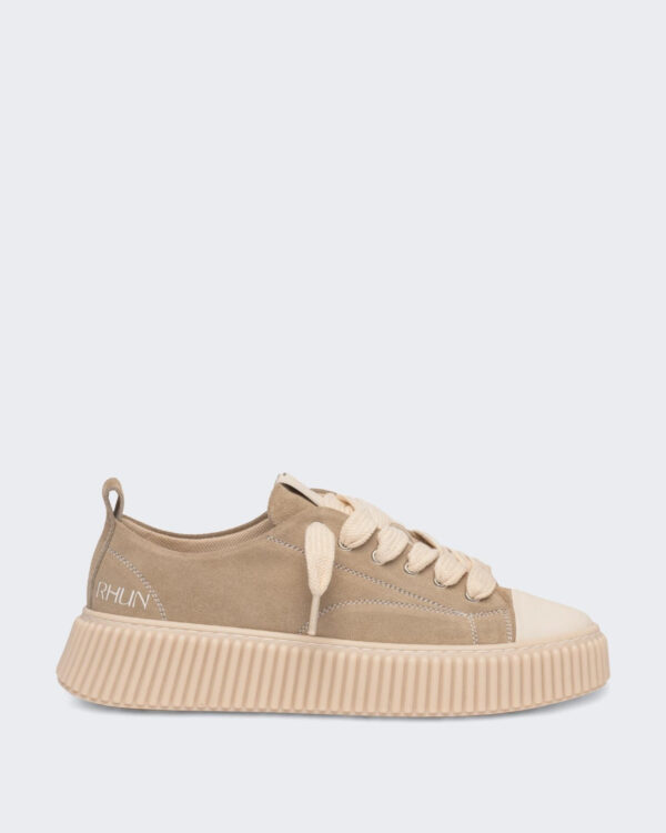 RHUN Dames Treble 2020 Suède Beige Sneakers