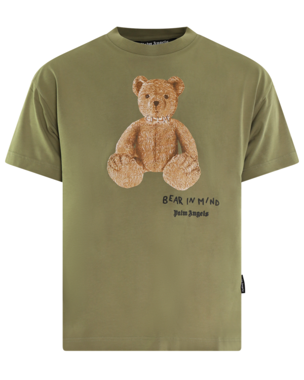 Heren Bear in Mind T-Shirt Groen