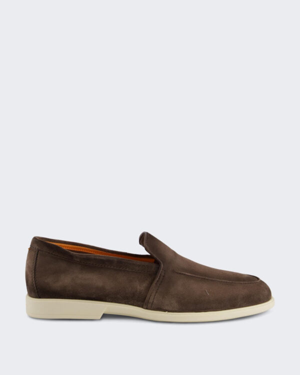 Santoni Heren Malibu Loafer Bruin