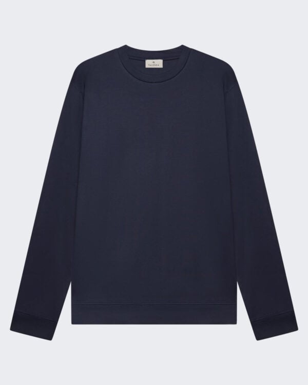 Heren Heavy Supima Trui Blauw
