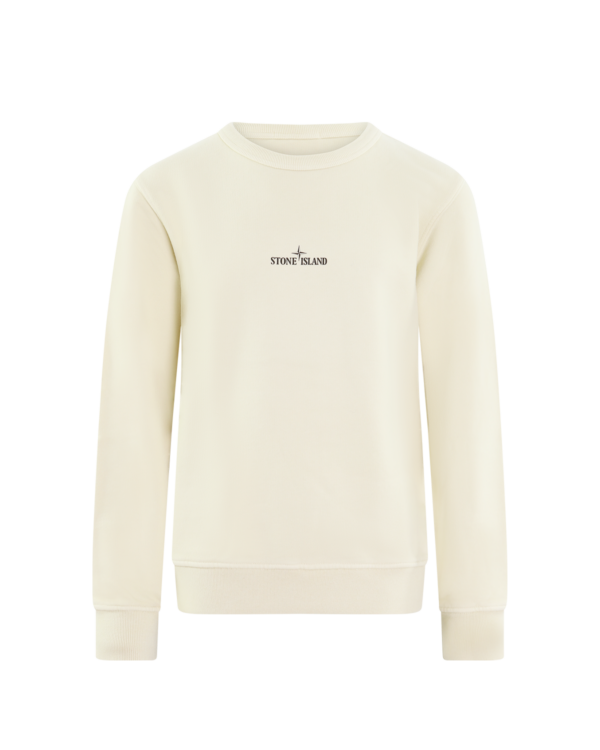 Kinder Compass Logo Trui Beige