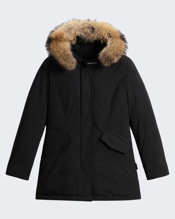 Dames Arctic Racoon Parka Zwart