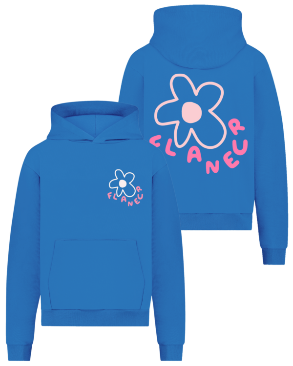 Heren Blossom Hoodie Blauw