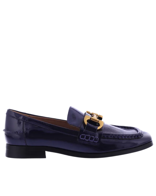 Dames Drew Naplack Loafer Blauw
