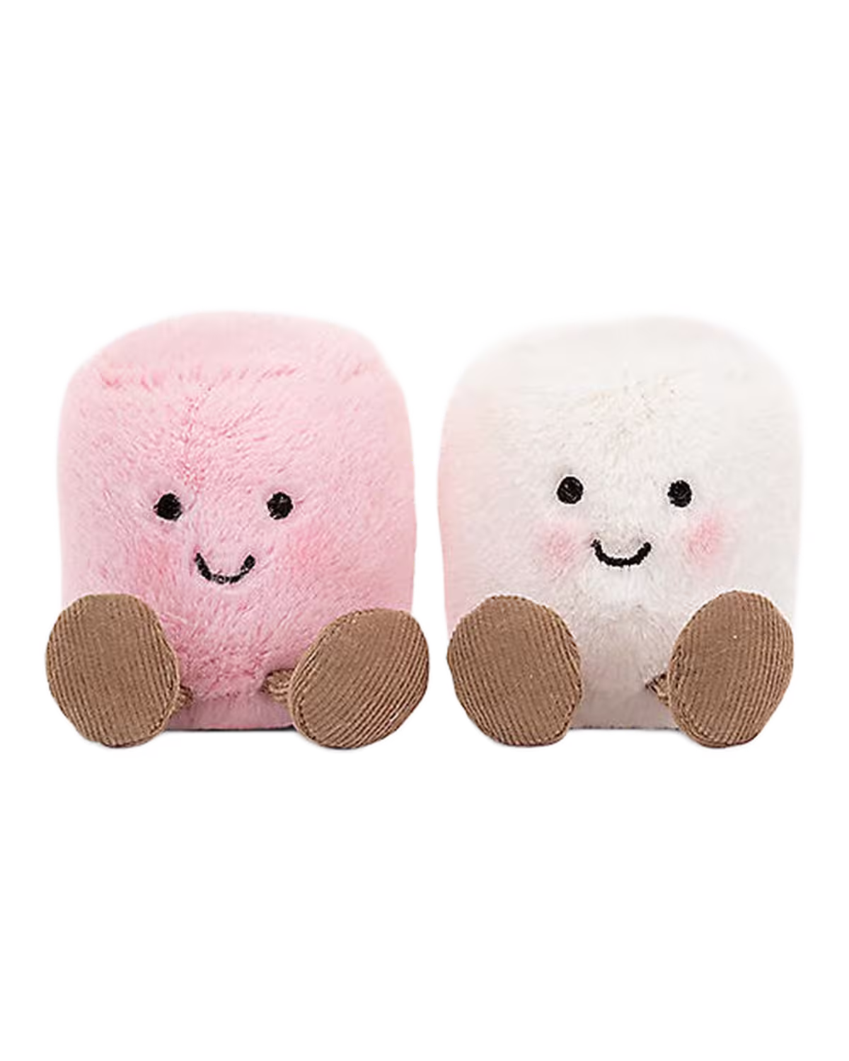 Jellycat Amuseable Pink and White Marshmallows soft toy 9cm - image 1