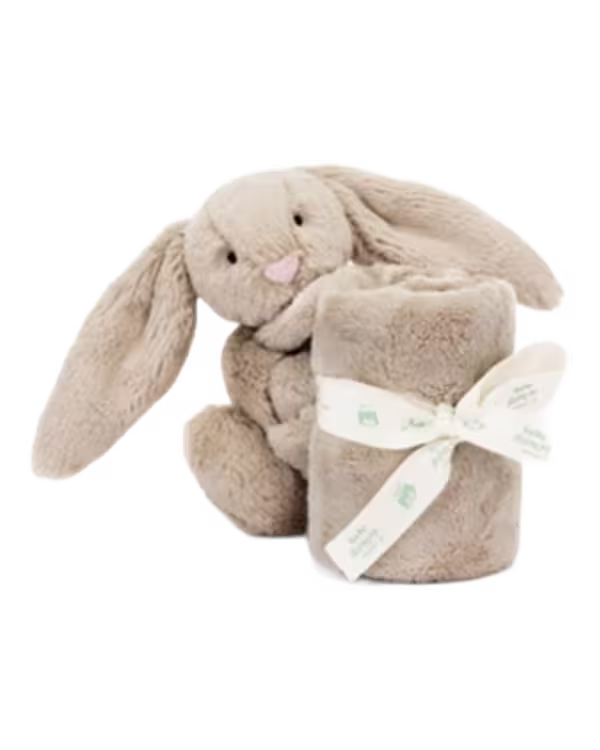 Jellycat Bashful Bunny faux-fur soother 34cm - image 1