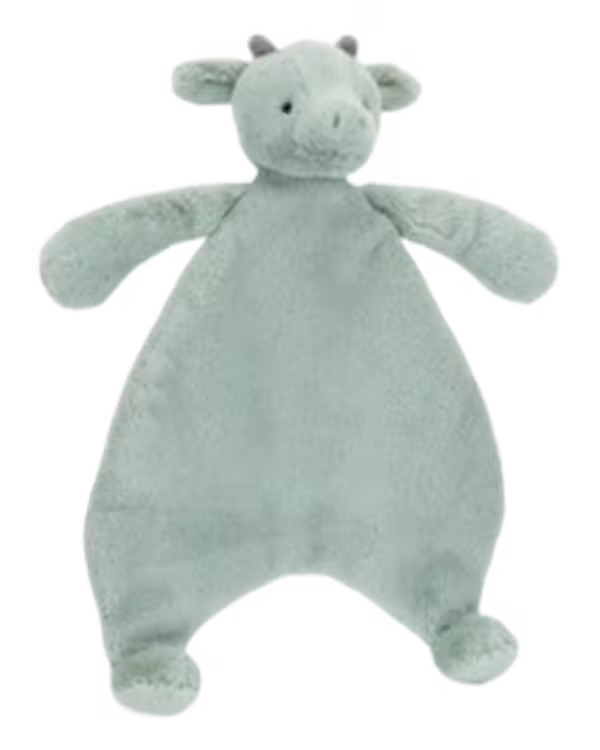 Jellycat Bashful Dragon faux-fur comforter soft toy 27cm - image 1