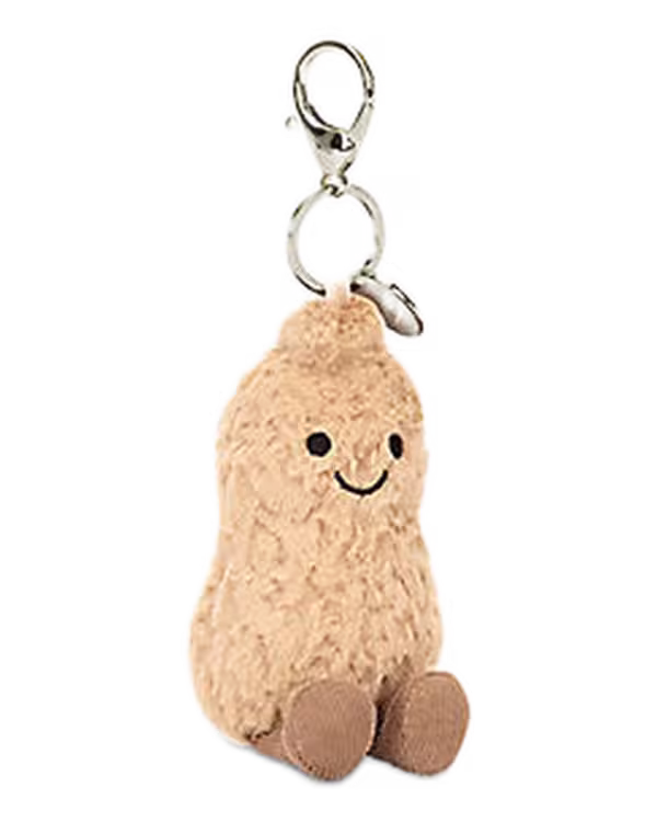 Jellycat Amuseable Peanut soft bag charm 18cm - image 1