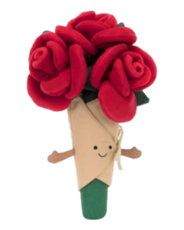 Jellycat Amuseable Rose Bouquet soft toy 30cm - image 1