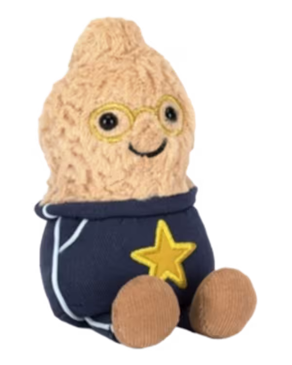 Jellycat Amuseables Peanut Star Student Outfit Soft Toy 15cm - image 1