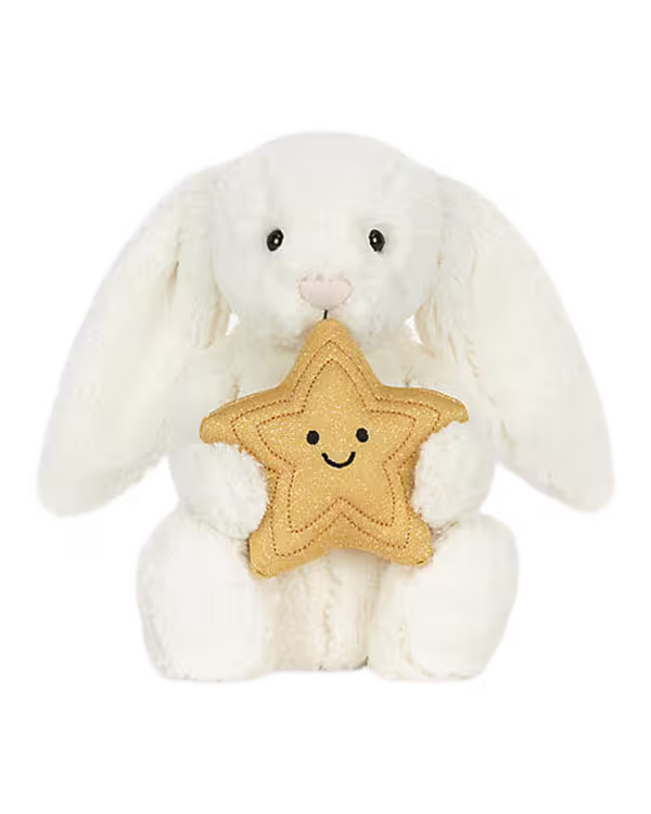 Jellycat Cream Bunny With Star Soft Toy 31cm - image 2