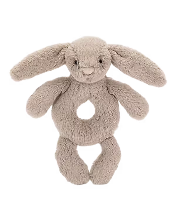 Jellycat Bashful Bunny Ring Rattle 18cm - image 1