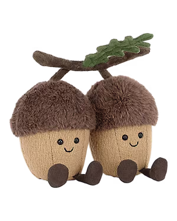Jellycat Amuseables Ort & Tum Acorns Soft Toy 18cm - image 2