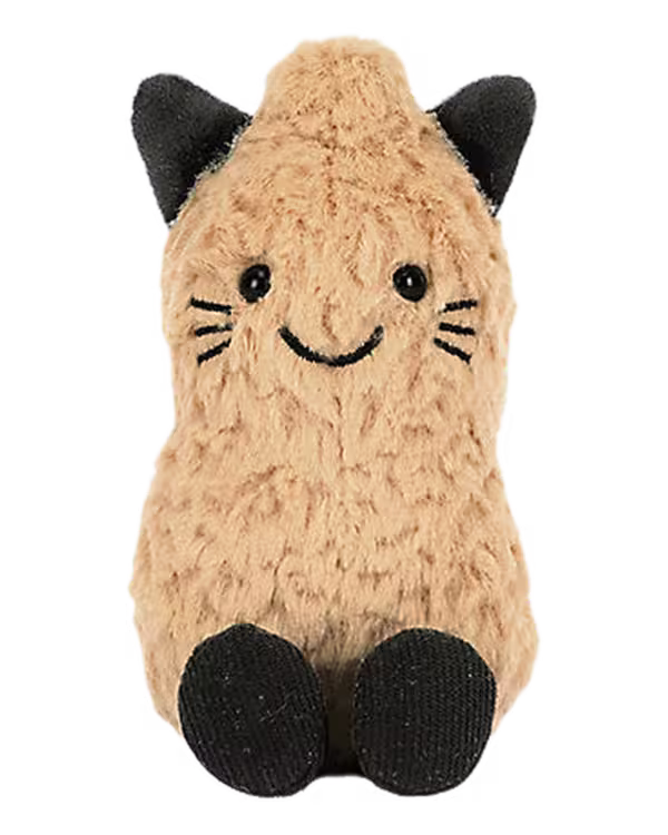 Jellycat Amuseables Peanut Cat Outfit Soft Toy 15cm - image 1