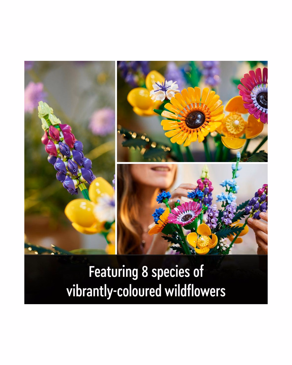 LEGO® 10313 Icons Wildflower Bouquet Flowers Set for Adults - 7