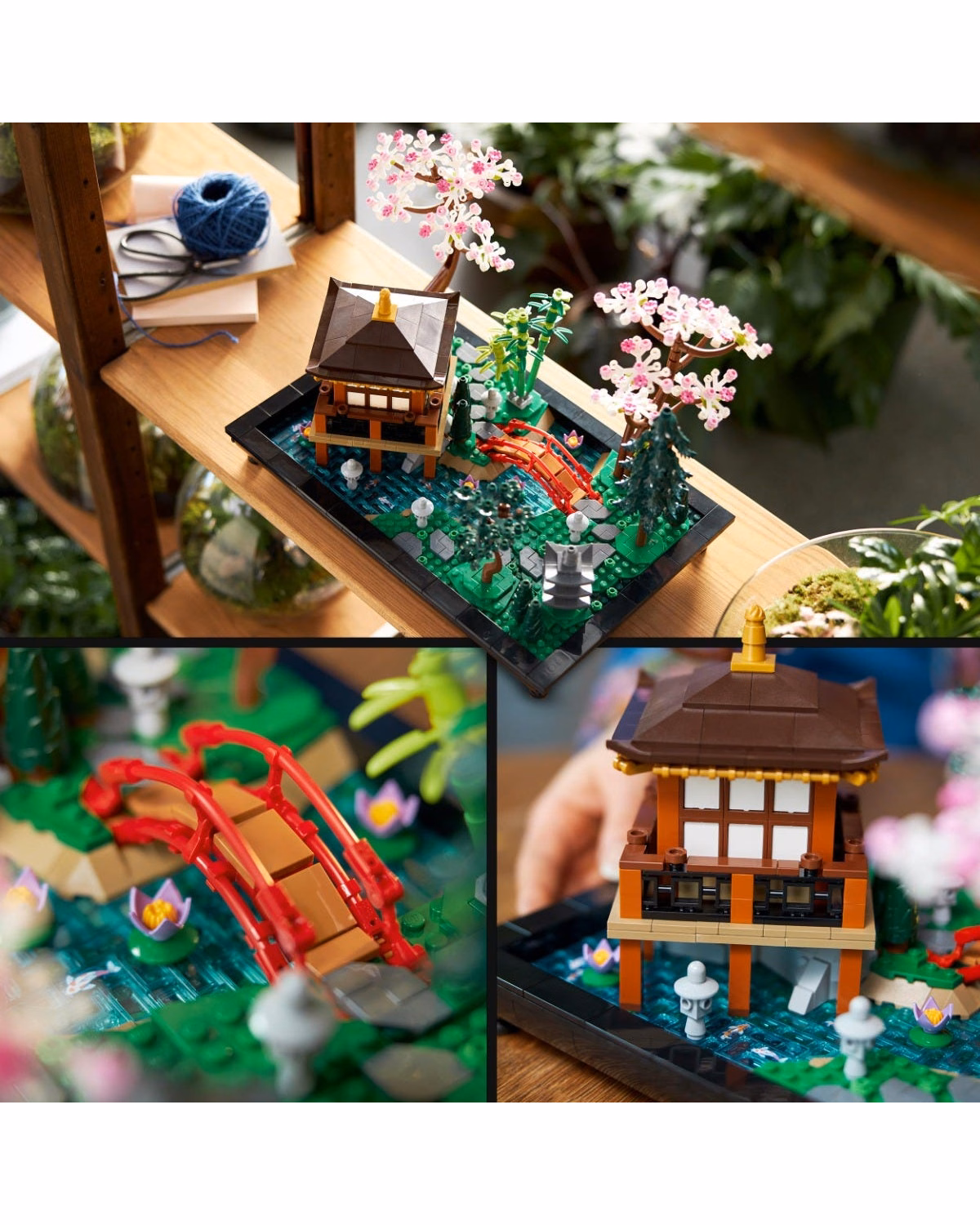 LEGO® 10315 Icons Tranquil Garden Botanical Set with Flowers - 6