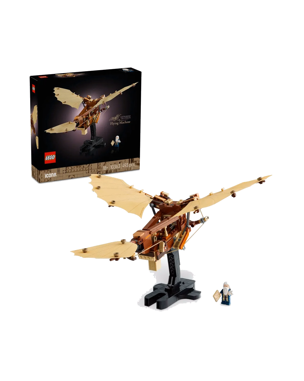 LEGO® Icons Leonardo da Vinci’s Flying Machine Set 10363 - 1
