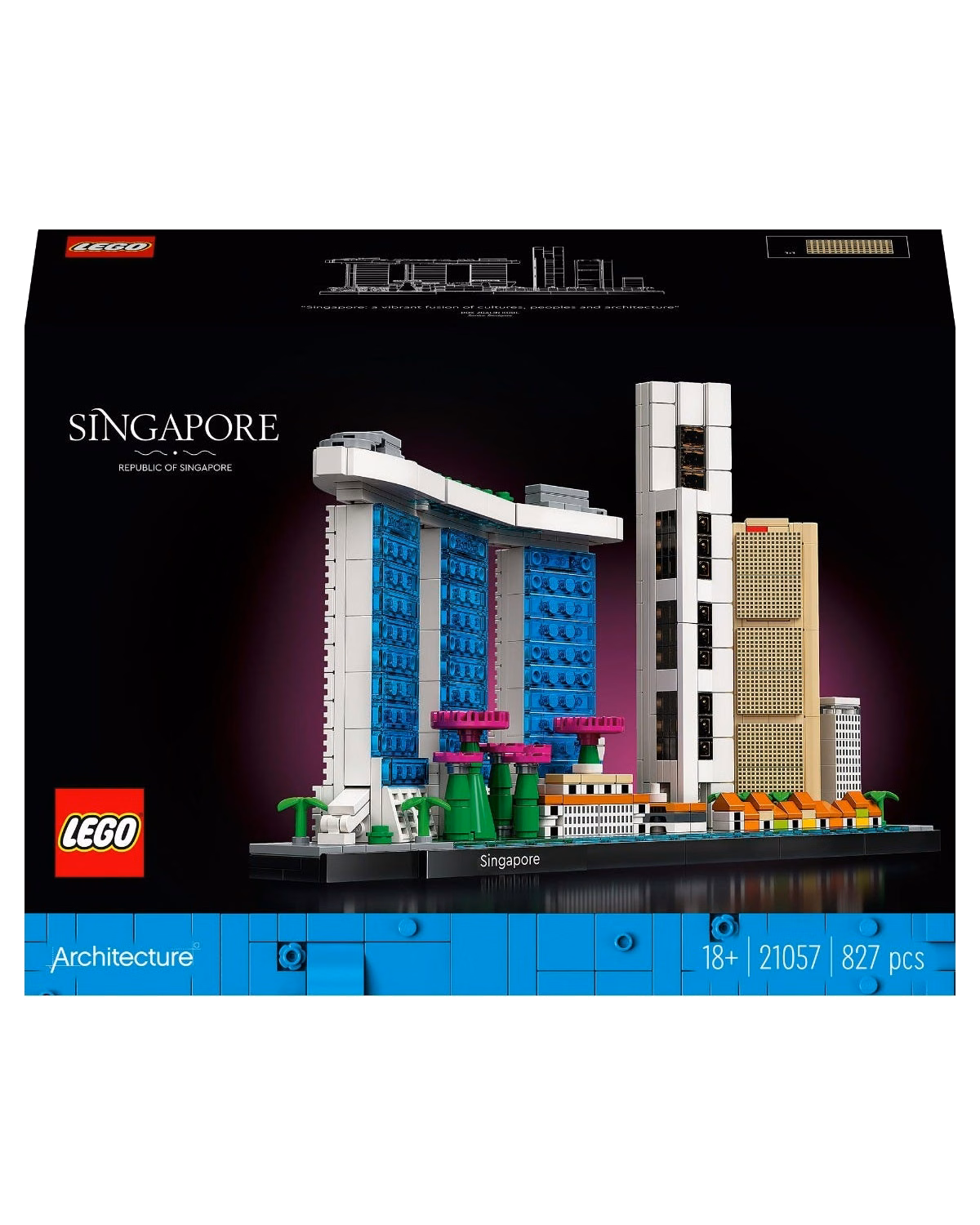 LEGO® Architecture Singapore Set For Adults 21057 - 2