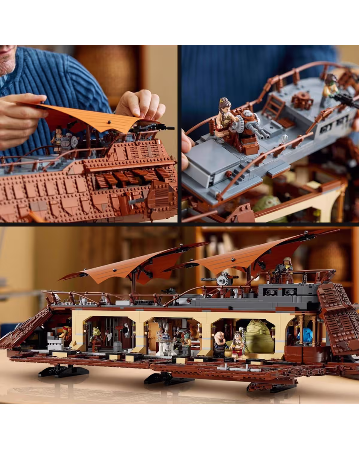 LEGO Star Wars 75397 Return of the Jedi Jabba's Sail Barge Set for Adults view 5