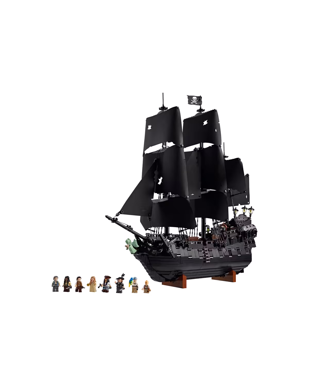 LEGO Icons 10365 Captain Jack Sparrow's Pirates of the Caribbean Ship Set for Adults studio view 2