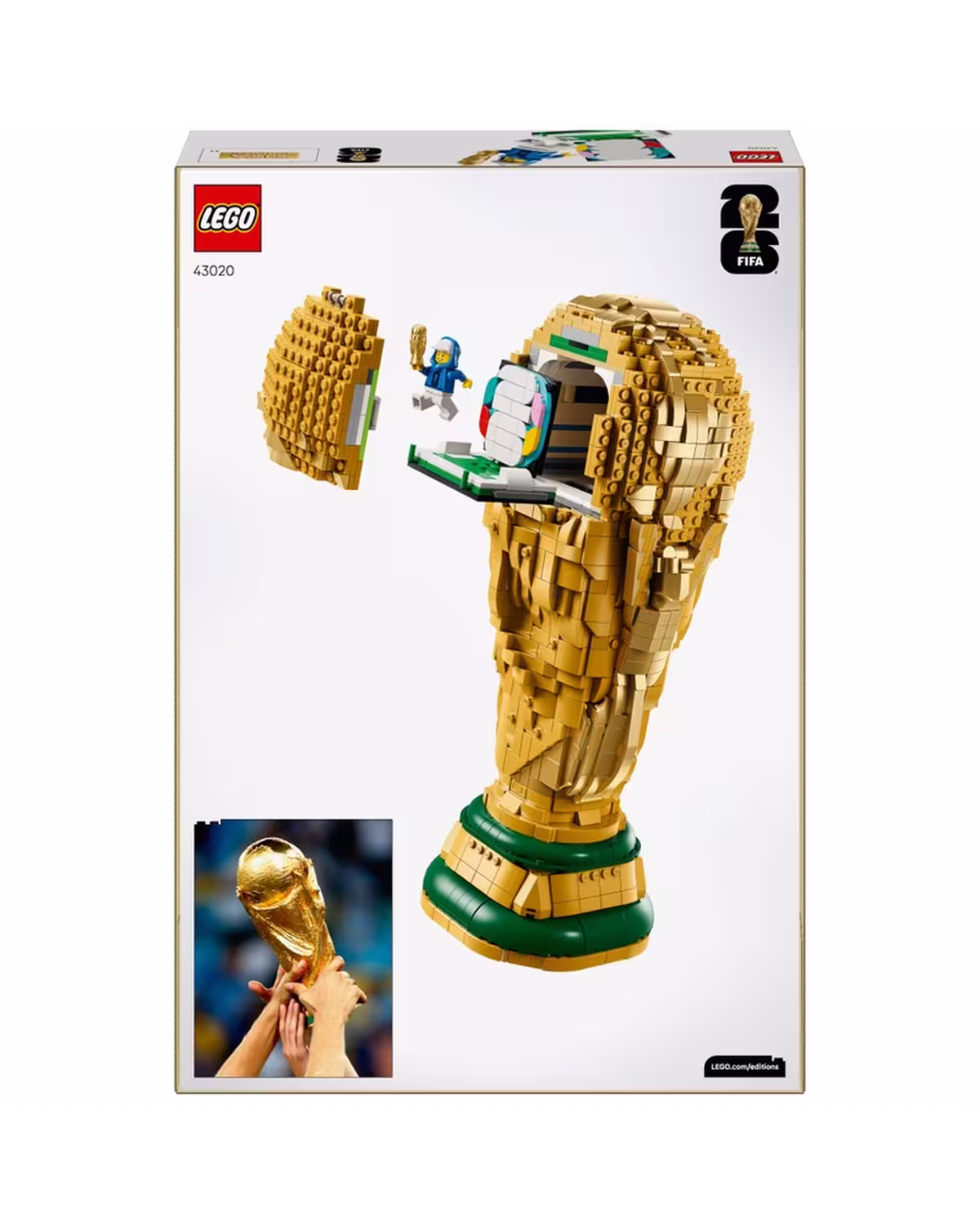 LEGO Editions 43020 FIFA World Cup Official Trophy Set view 5