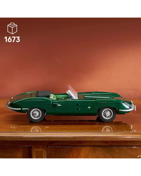 LEGO Icons 11381 Jaguar E-Type Classic Sports Car Set for Adults view 2