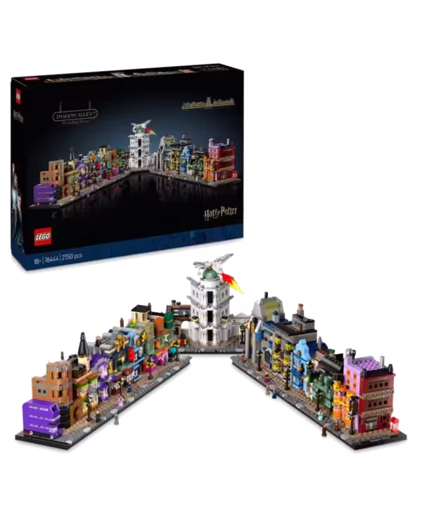 LEGO Harry Potter 76444 Diagon Alley Wizarding Shops Set voor volwassenen