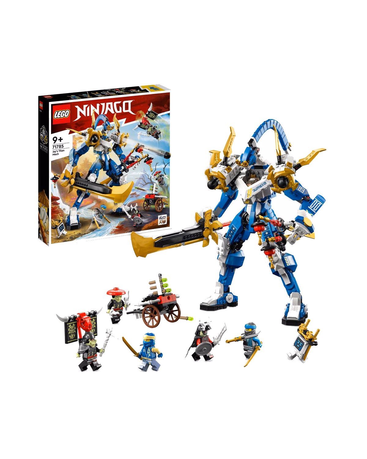 LEGO® 71785 Ninjago Jay’s Titan Mech Action Figure Battle Toy - 1