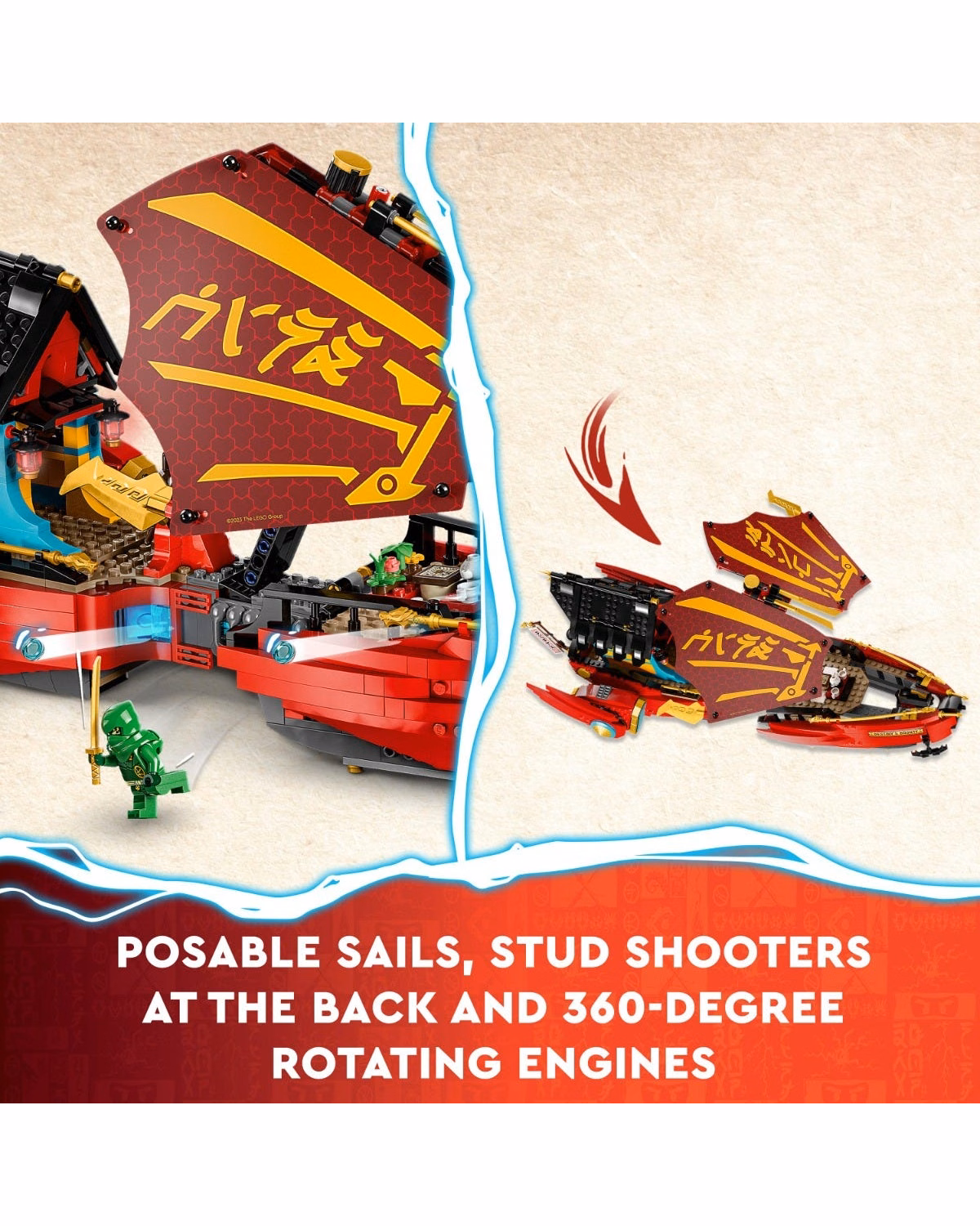 LEGO® 71797 Ninjago Destiny's Bounty - race against time Set - 6