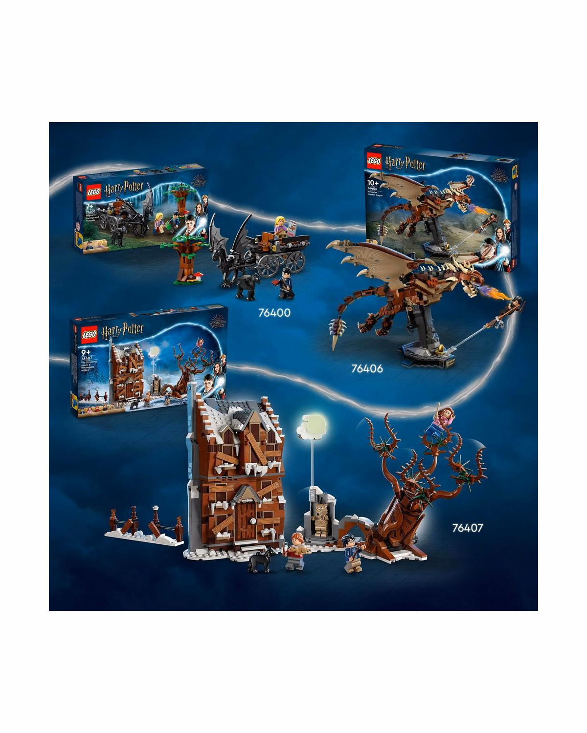 LEGO® 76407 Harry Potter Shrieking Shack & Whomping Willow Set - 7