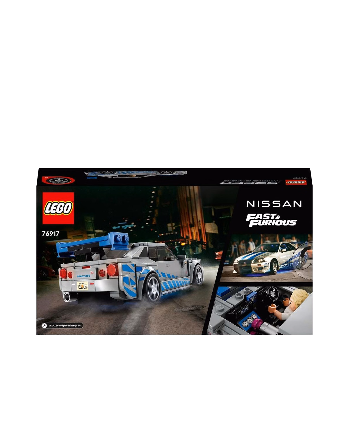 LEGO® 76917 Speed Champions 2 Fast 2 Furious Nissan Skyline GT-R (R34) - 2