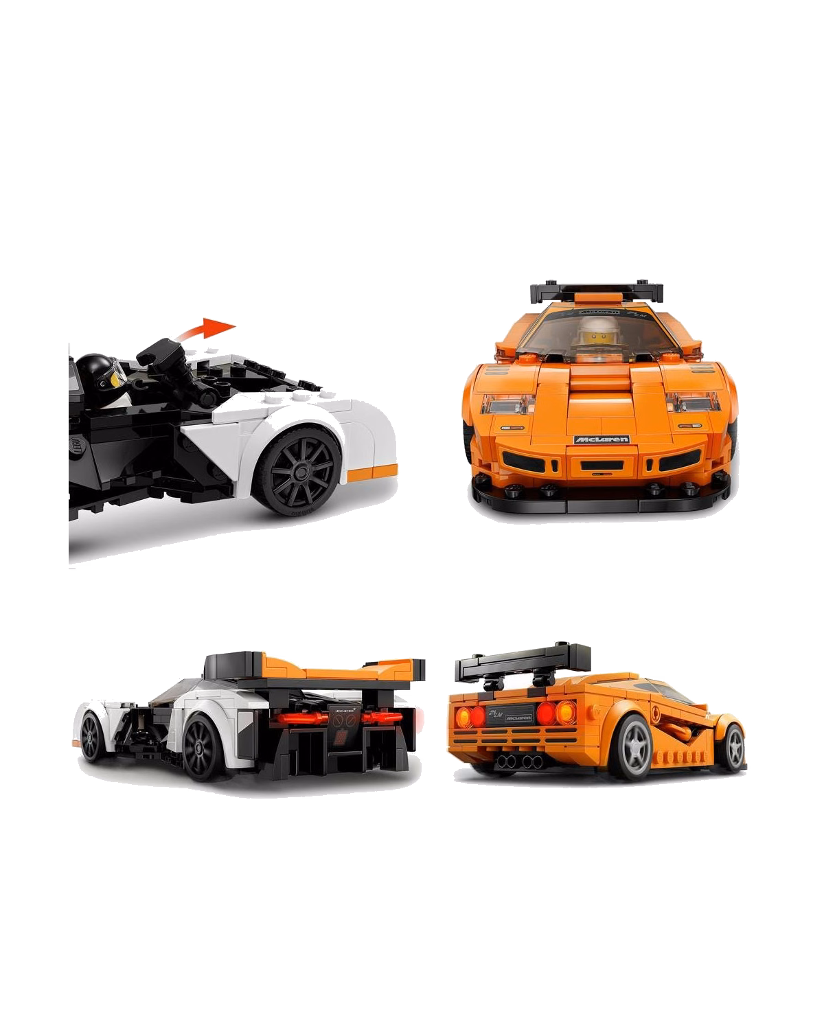 LEGO® 76918 Speed Champions McLaren Solus GT & McLaren F1 LM - 4
