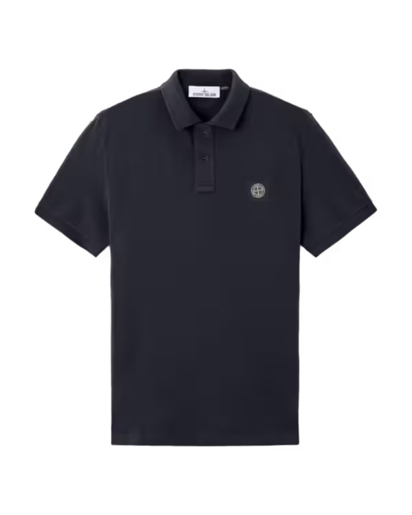 Stone Island Navy Compass Polo Shirt