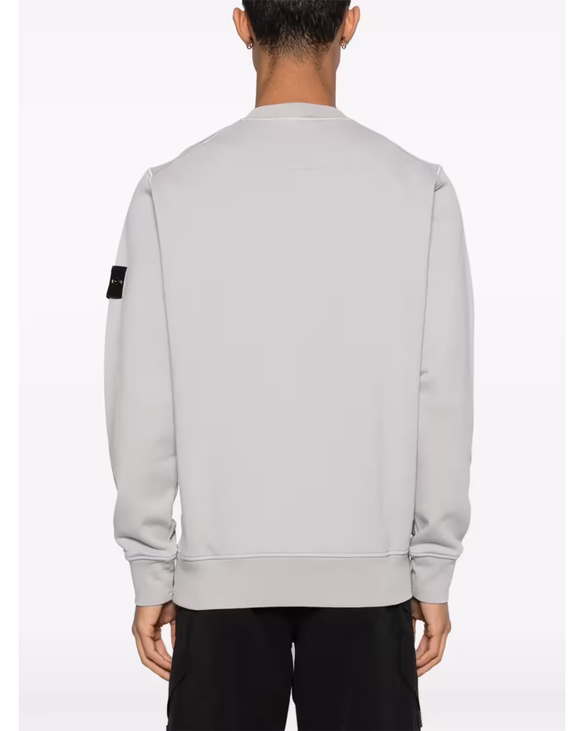 Stone Island Light Grey Compass Sweatshirt – view 4